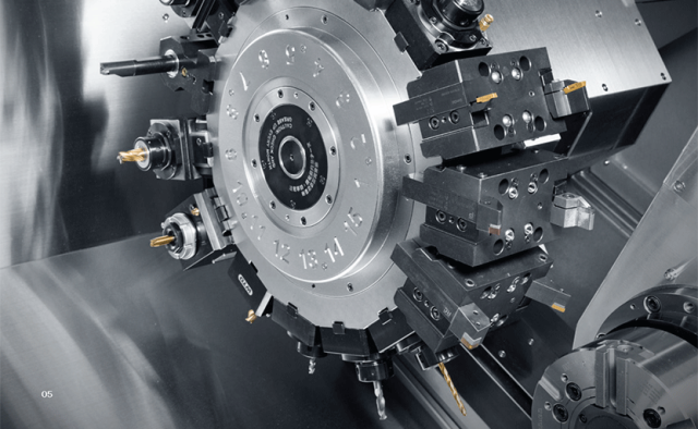 双主轴多刀塔数控车床